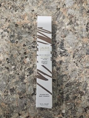 Laura Geller Bravo Brows Soft Pencil with Brush — Taupe Brown